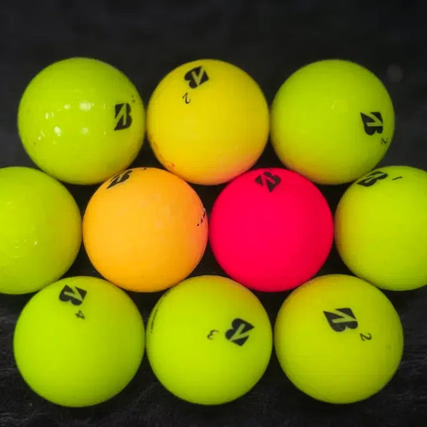 [BUNJANG] Bridgestone Contact B Color Balls - Grade A (60 pcs) / 무배 브리지스톤 컨택B 컬러볼 A-급 60개 로스트볼