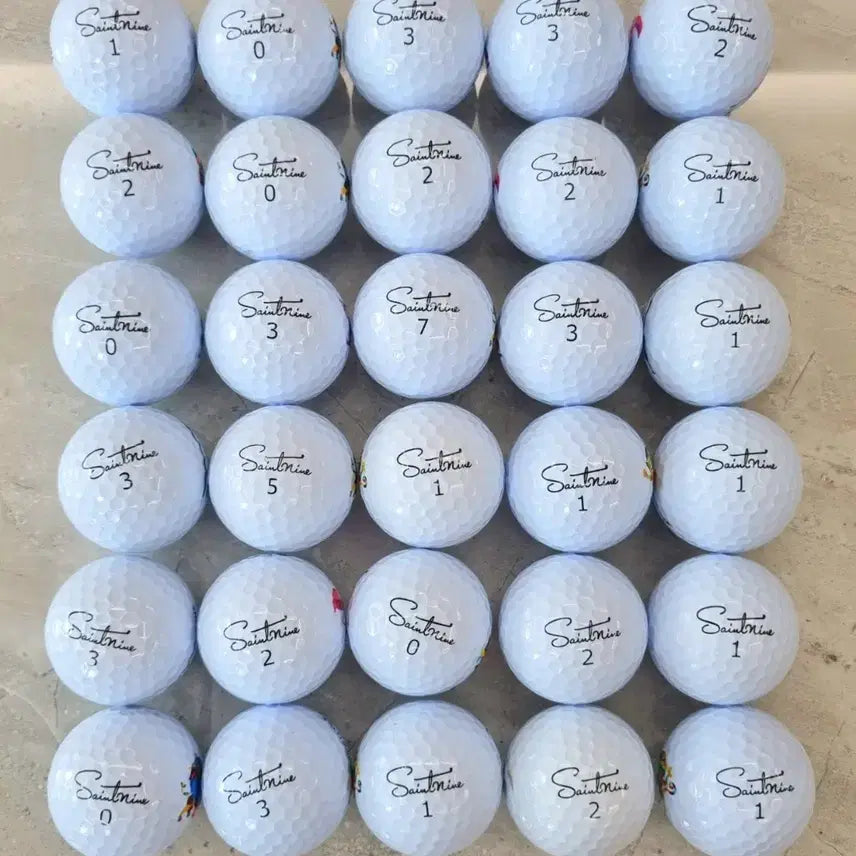 [BUNJANG] Saintnine 3-Piece A+/A Grade Golf Balls (30-Count) - Used / 세인트나인 3피스 A+/A급 30개 골프공 로스트볼