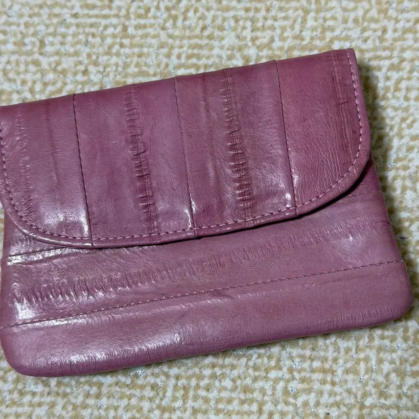 [BUNJANG] Andy & Debb Croissant Mini Wallet Light Pink / 앤디앤 크루아상 미니지갑 라이트핑크