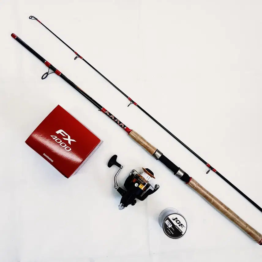 [BUNJANG] Fishing Rod 180cm with Shimano 4000 Reel and Line / 문어,우럭,광어,농어,베스루어대180+시마노4000번릴+릴줄