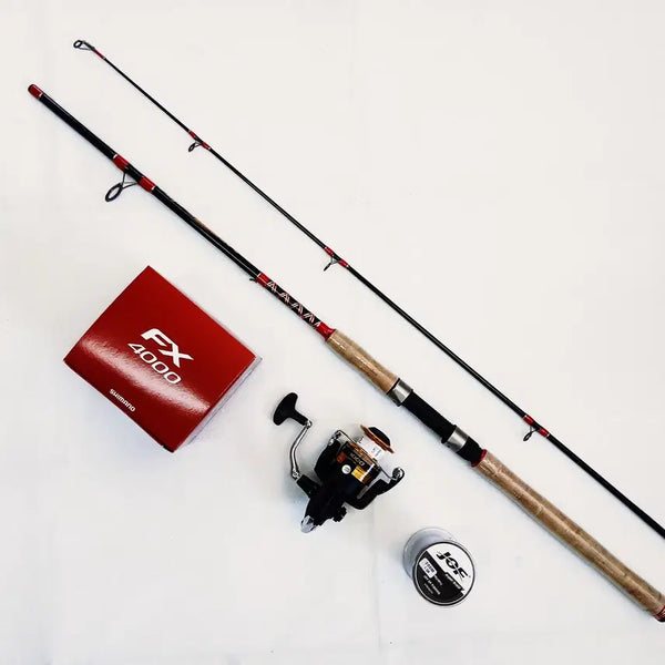 [BUNJANG] Fishing Rod 180cm with Shimano 4000 Reel and Line / 문어,우럭,광어,농어,베스루어대180+시마노4000번릴+릴줄
