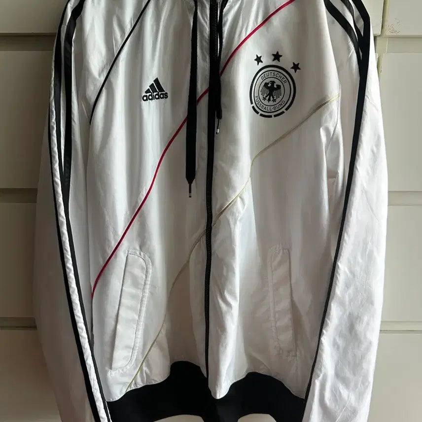 [BUNJANG] Adidas German Windbreaker Hooded Zip-Up Jacket / 아디다스 독일 바람막이 후드집업