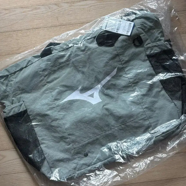 [BUNJANG] Mizuno Light Grey Shoulder Bag / 미즈노 라이트그레이 숄더백 새상품