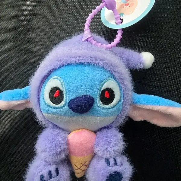[BUNJANG] Stitch Ice Cream Plush Keychain / 스티치 아이스크림 인형 키링