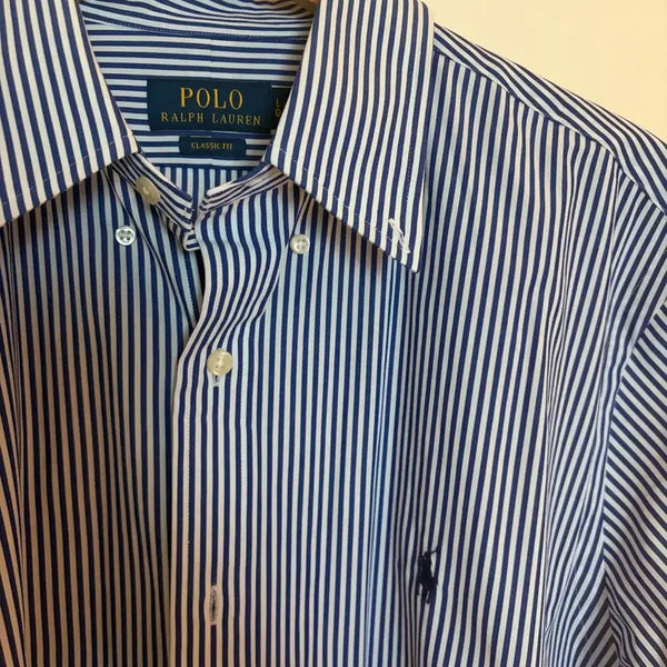 [BUNJANG] Polo Ralph Lauren Classic Fit Striped Shirt / 폴로 랄프로렌 스트라이프 셔츠 클래식핏