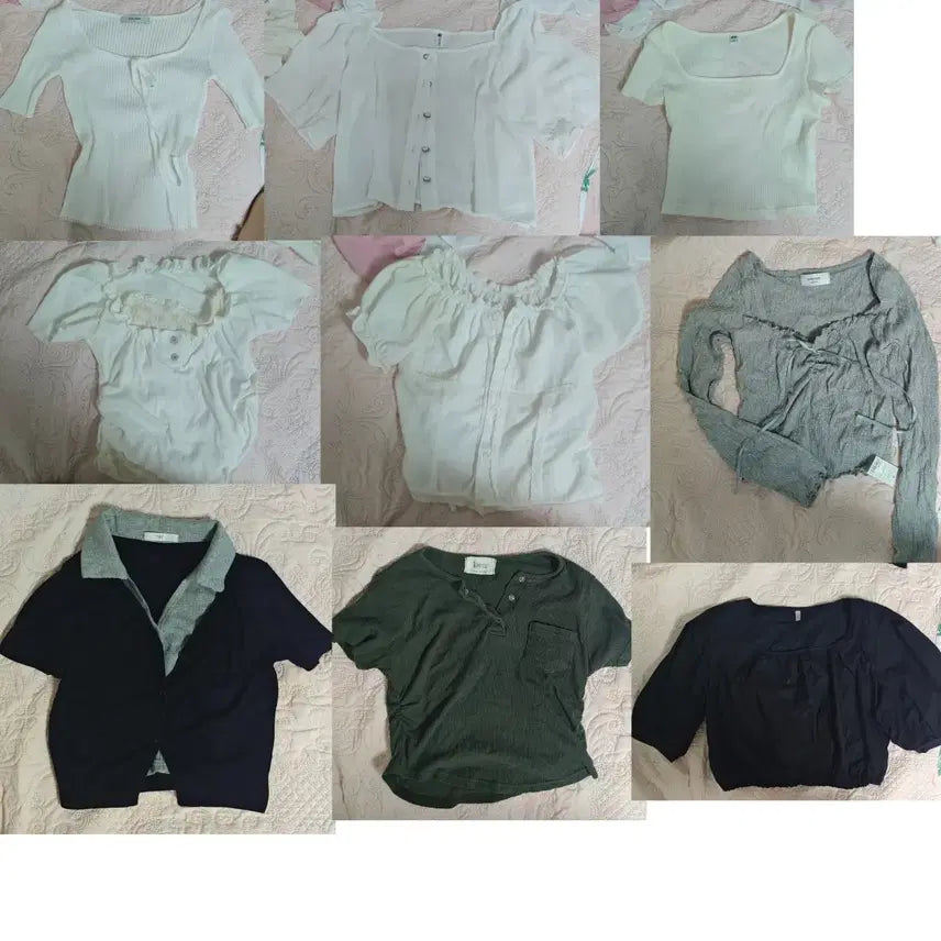 [BUNJANG] Blouse Shirt Skirt Set / 블라우스 셔츠 스커트
