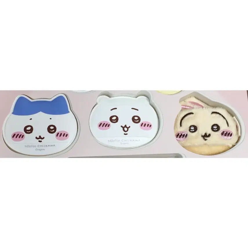 [BUNJANG] Chiikawa Milfey Puff Set - Hachiwara, Usagi, Chiikawa / 3개일괄) 치이카와 밀퓌 퍼프 하치와레 우사기 메이크업