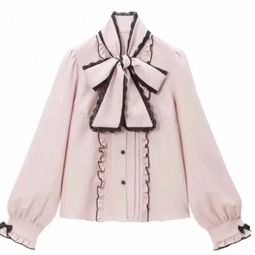 [BUNJANG] Dear My Love Ribbon Blouse / 디어마이러브 리본 블라우스 ( 지뢰계 양산형 디마럽
