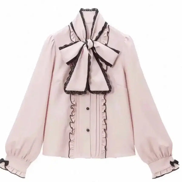[BUNJANG] Dear My Love Ribbon Blouse / 디어마이러브 리본 블라우스 ( 지뢰계 양산형 디마럽