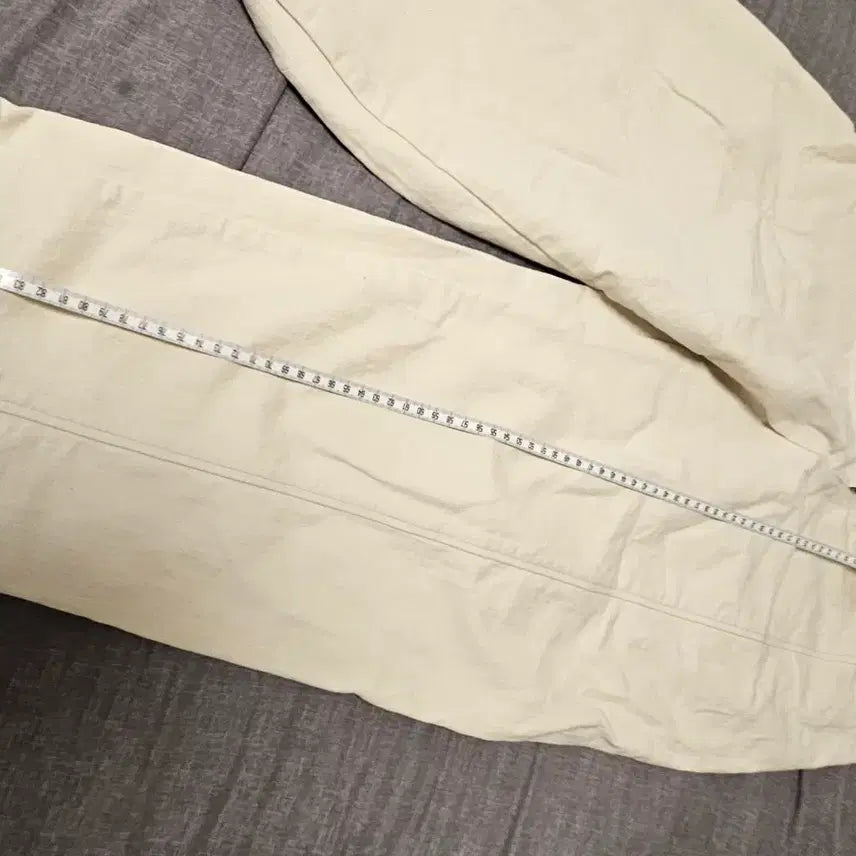 [BUNJANG] Mine Beige Wide Leg Jeans / 마인 베이지색 와이드 청바지