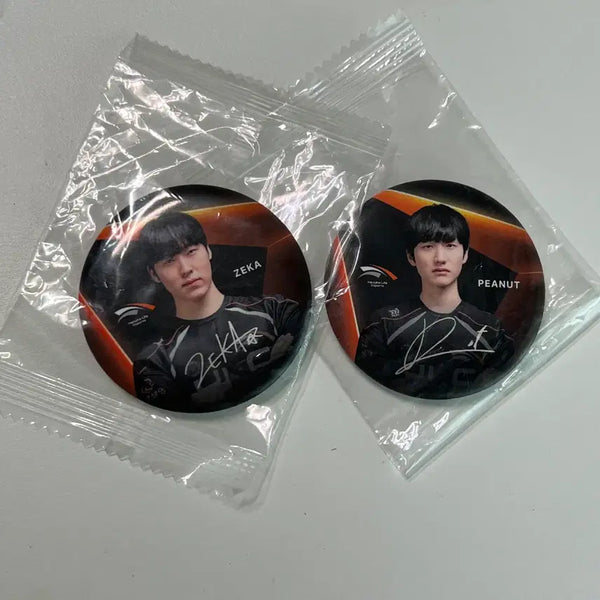[BUNJANG] Hanwha Life Eagles 2025 Jekka Peanut Pin Button Set / 2025 한화생명 직관 핀버튼 제카 피넛