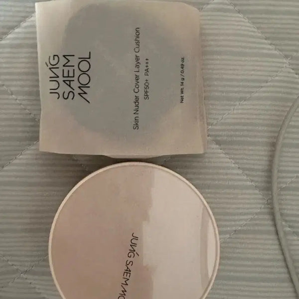 [BUNJANG] Jung Saem Mool Skin Nuder Cover Layer Cushion SPF 50+ PA++++ (22 Light) with Refill / 정샘물 스킨 누더 커버레이어 쿠션 22 라이트