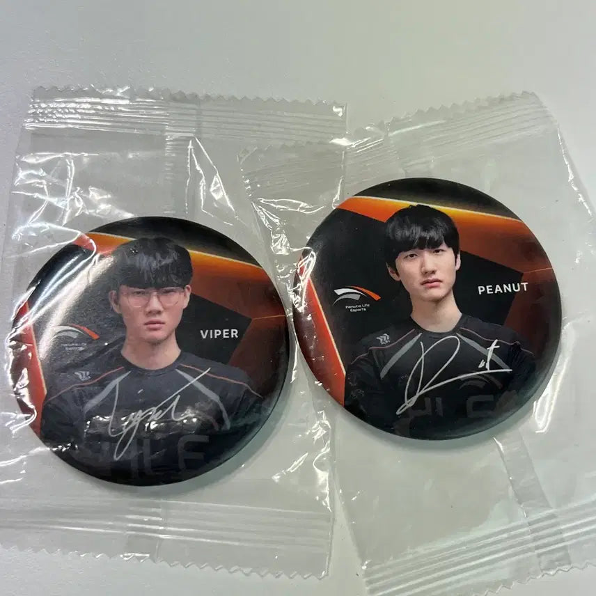 [BUNJANG] Hanwha Eagles 2025 Viper & Peanut Pin Button Set / 2025 한화생명 직관 핀버튼 바이퍼 피넛