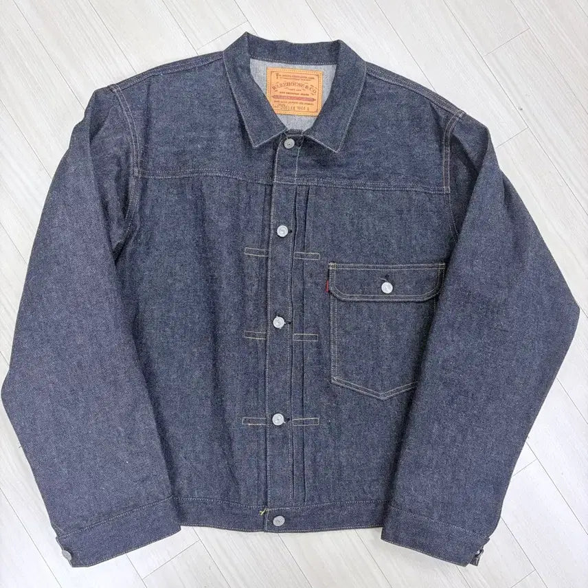 [BUNJANG] Warehouse DSB Dead Stock Blue 1947 T-Back Denim Jacket (Size 44) / 네고가능 웨어하우스 dsb 1947 데드스탁블루 2001xx 1세대 데님자켓, t백 44