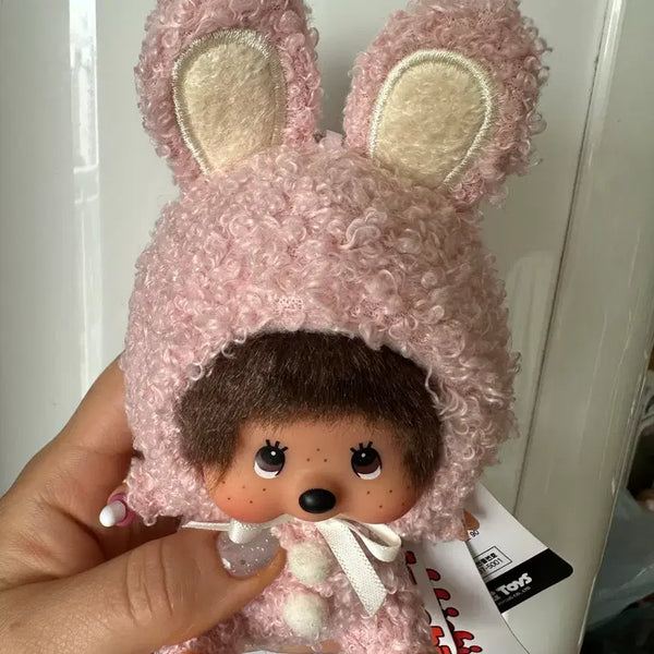 [BUNJANG] Sekiguchi Monchhichi Bunny Plush Keychain (Authentic) / 신상 세키쿠치 바니 몬치치 정품 인형 키링