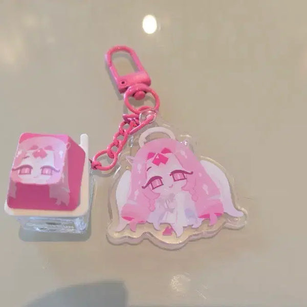 [BUNJANG] Eternal Sugar LED Keycap Keyring / 이터널슈가 LED 키캡 키링