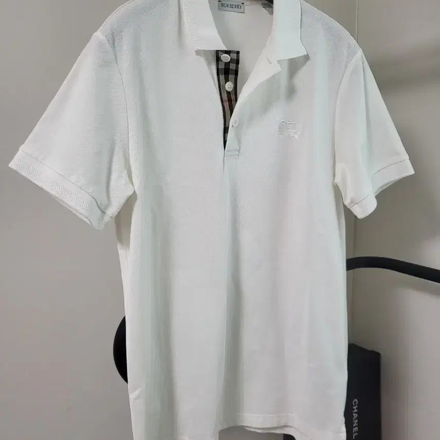 [BUNJANG] Burberry 25SS EKD Check Short Sleeve Polo Shirt L / 25SS 버버리 ekd 체크 반팔 폴로셔츠 L