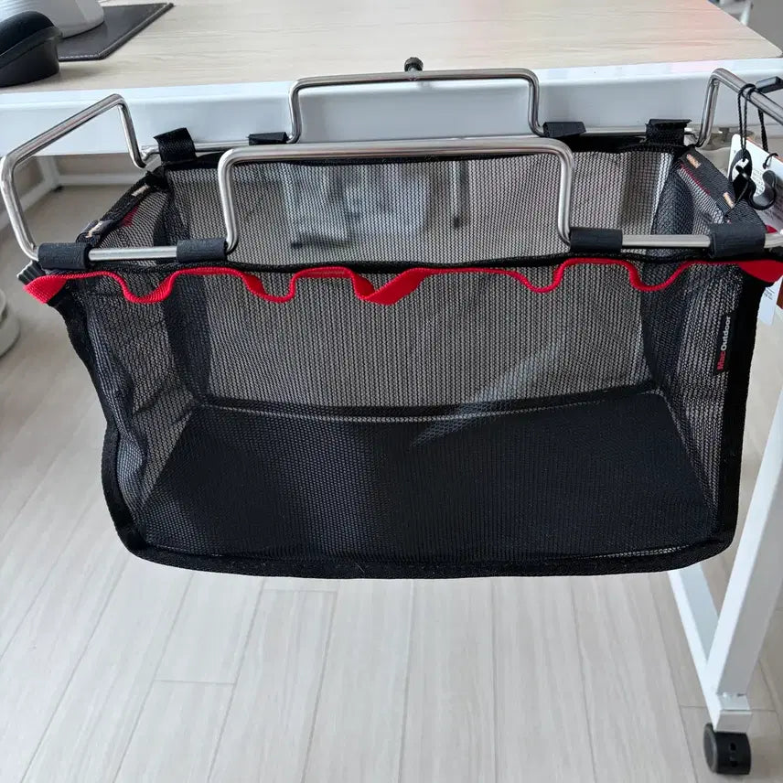[BUNJANG] Mac Outdoor Mesh Storage Basket Black / 맥아웃도어 메쉬 수납 바구니 블랙 맥바스켓