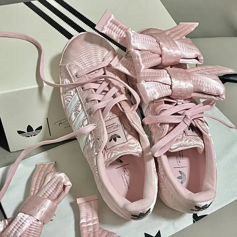 [BUNJANG] Adidas x Caroline Hu Superstar Blush Baby Pink Sneakers / 아디다스 캐롤라인 후 슈퍼스타 블러쉬 베이비핑크 스니커즈