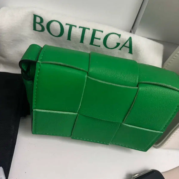[BUNJANG] Bottega Veneta Mini Bag Green Leather / 보테가 미니백 그린