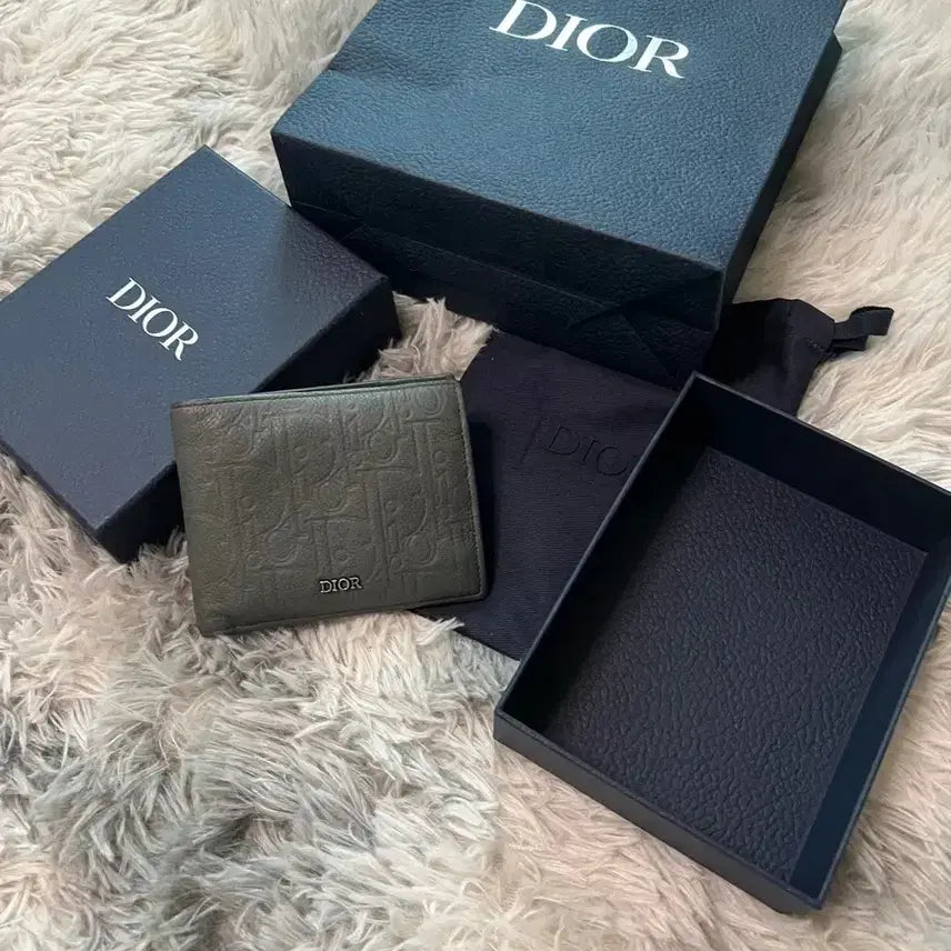 [BUNJANG] Dior Gravity Gray Bifold Wallet / 디올 그래비티 그레이 반지갑