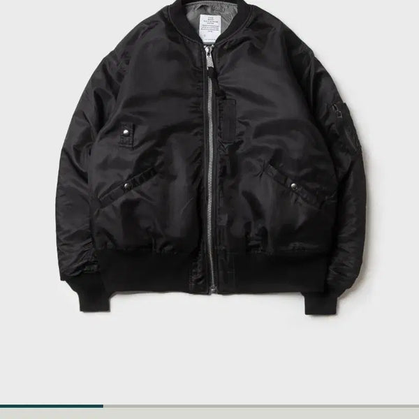 [BUNJANG] BEHAVEH MA1 Mil-Parka Black Grey Size 4 / 비헤비어 MA1 밀파카 블랙그레이 4사이즈