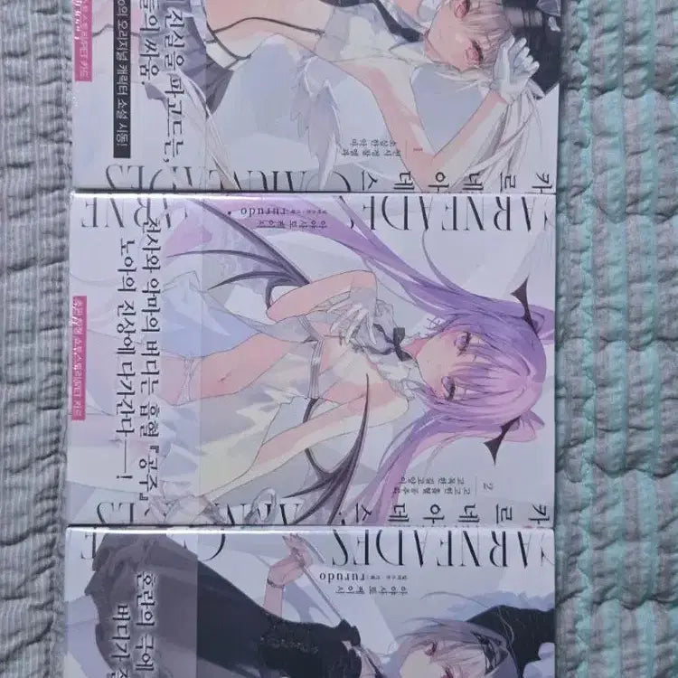 [BUNJANG] Kardearas Complete Set Volumes 1-3 First Edition Light Novel / 카르네아데스 초판 1~3권 전권 라노벨 미개봉