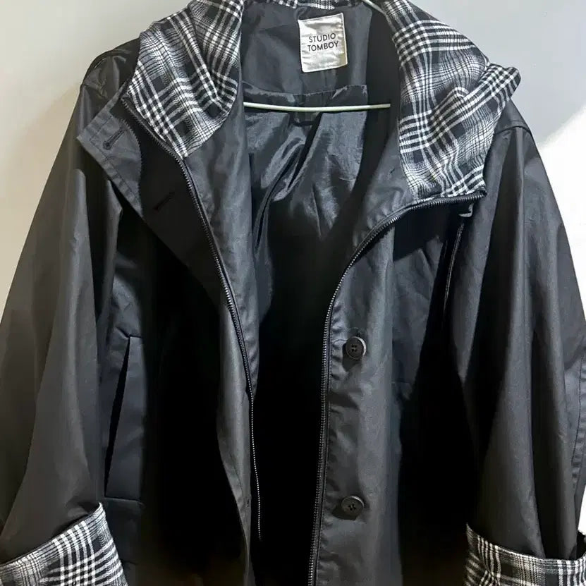 [BUNJANG] Studio Tomboy Check Hooded Jacket / 스튜디오톰보이 후드 자켓 점퍼
