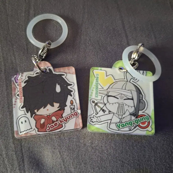 [BUNJANG] Zombie High Character Keychain - Yangyanggung / Oh Jaekyung / 좀비고 양양궁/오재경 키링 교환/판매