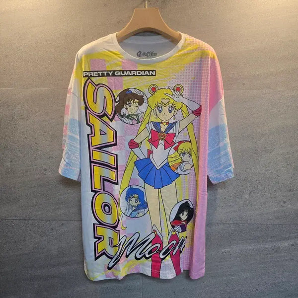 [BUNJANG] Sailor Moon Official Licensed Short Sleeve T-Shirt XL / 세일러문. 굿즈 정품! 반팔 티셔츠.