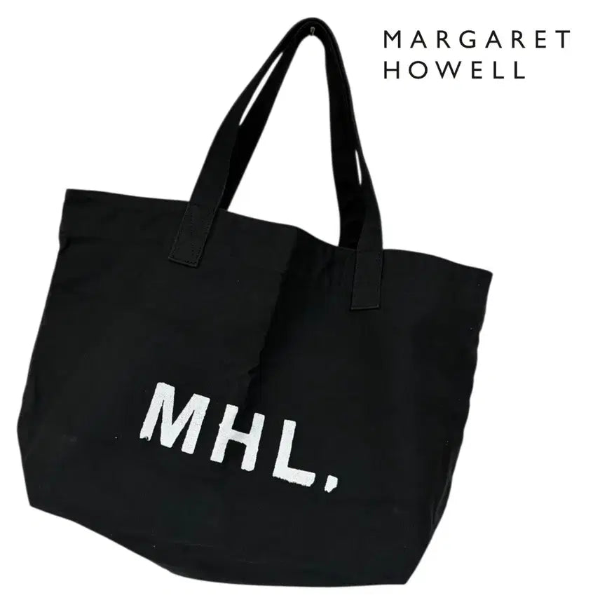 [BUNJANG] MHL Margaret Howell Unisex Black Tote Bag / MHL 마가렛호웰 토트백 (unisex)