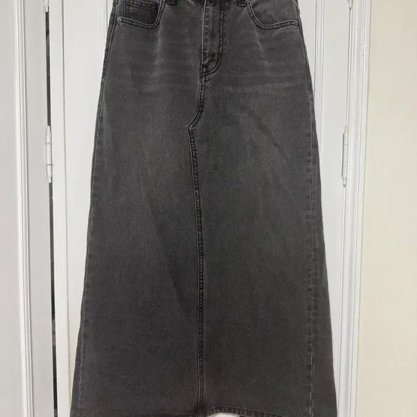 [BUNJANG] Musinsa Standard Denim Long Skirt / 무신사 스탠다드 데님 롱스커트 S