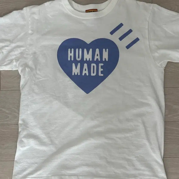 [BUNJANG] Human Made Heart Logo T-Shirt / 휴먼메이드 반팔 S