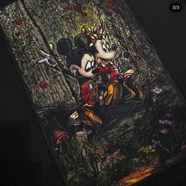 [BUNJANG] Songzio 26SS Mickey Mouse Collaboration Embroidered T-shirt Size 52 / 송지오 26SS 미키미우스 콜라보 액자 자수 티셔츠 52