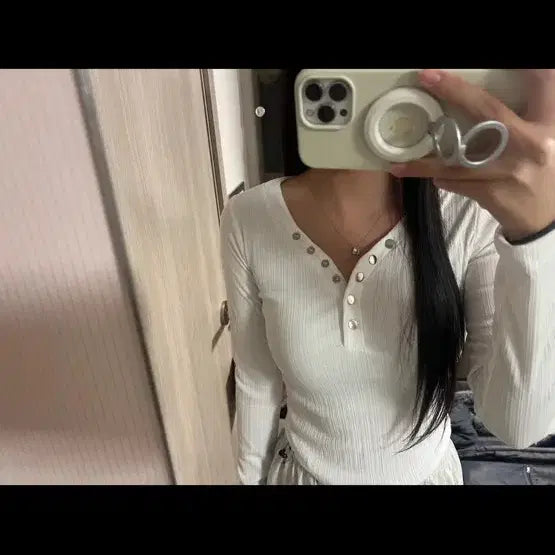 [BUNJANG] Bunny Crop Top, Brown Shirring T-Shirt Set / 버니탑깔 티, 브라운 셔링 티 (티 두 장 12,500원)