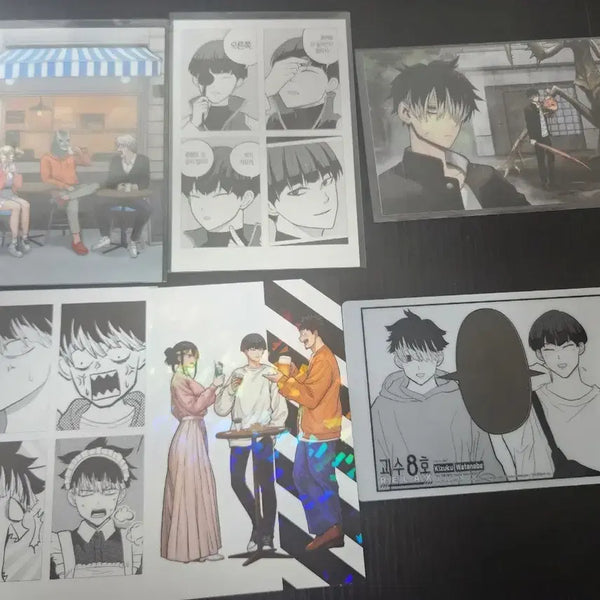 [BUNJANG] Kaiju No. 8 First Edition Merchandise Bundle / (휴가철 할인)괴수8호 초판 소설(라노벨),만화(코믹스) 특전들 팝니다