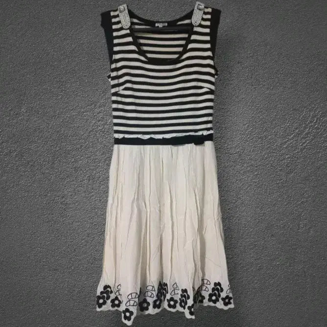 [BUNJANG] Miu Miu Pearl Silk Dress / 미우미우 진주 실크 원피스