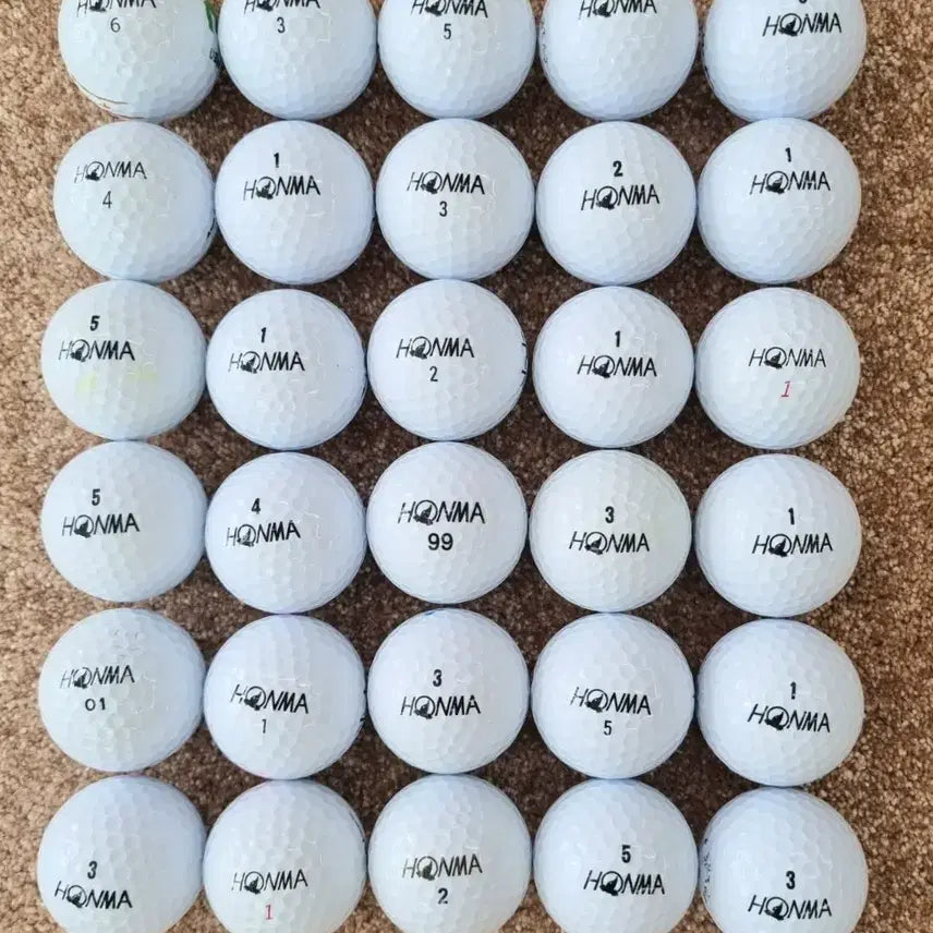 [BUNJANG] Honma 3-Piece A+/A Grade 30 Golf Balls (Lost Ball) / 혼마 3피스 A+/A급 30개 골프공 로스트볼