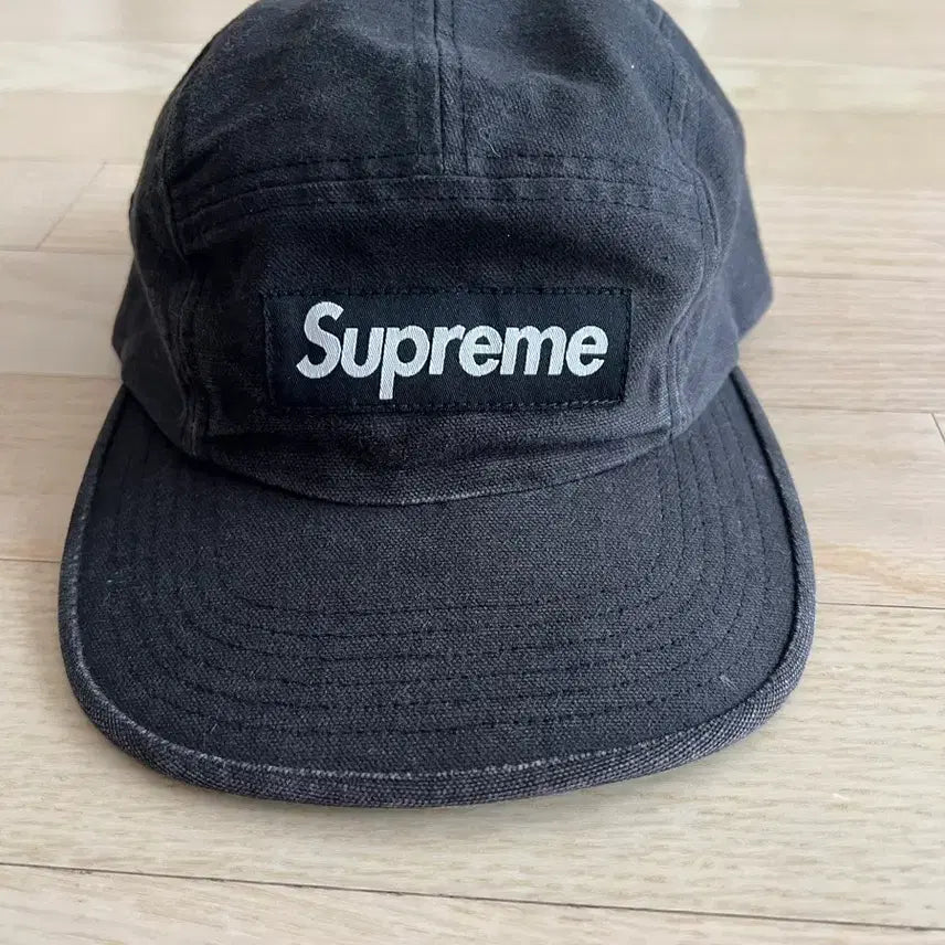 [BUNJANG] Supreme Box Logo Camp Cap Black / 슈프림 캠프캡 모자 박스로고 블랙