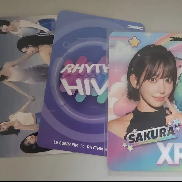 [BUNJANG] Le Sserafim Sakura Rhythm Hive XR Photocard / [판매] 르세라핌 콘서트 사쿠라 리듬하이브 XR 포토카드