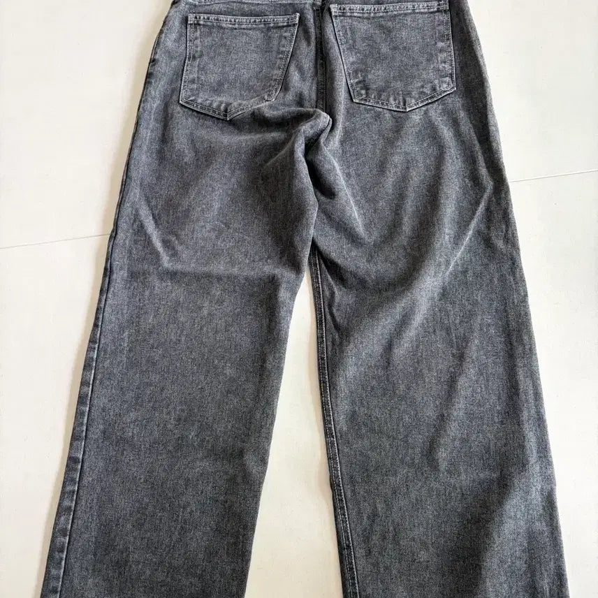 [BUNJANG] 8 Seconds Wide Black Denim Jeans L / 에잇세컨즈 와이드 흑청 데님 L