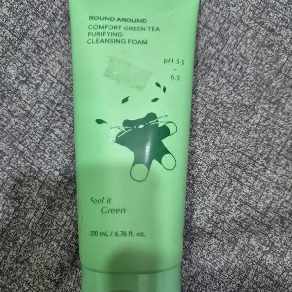 [BUNJANG] Roundaround Comfort Greentea Purifying Cleansing Foam 200ml / 새것 )) 라운드어라운드 컴포트 그린티 퓨리파잉 클렌징 폼 200ml