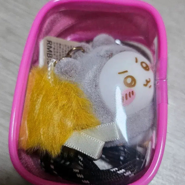 [BUNJANG] Chiikawa Mini Soft Series Scrunchie & Keychain Set / 먼작귀 치이카와 모음집 곱창끈 머리끈 폭신폭신 시리즈 키링