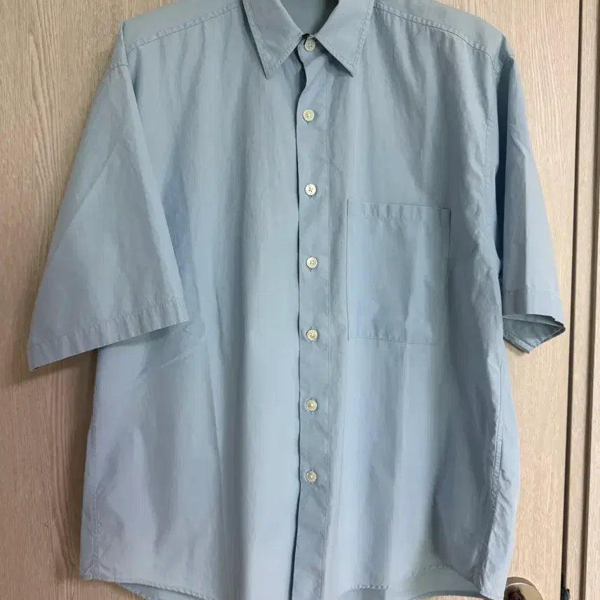 [BUNJANG] ORRERY WASHED FINX TWILL Short-Sleeve Shirt Size 4 / 오라리 WASHED FINX TWILL 반팔 셔츠 4사이즈
