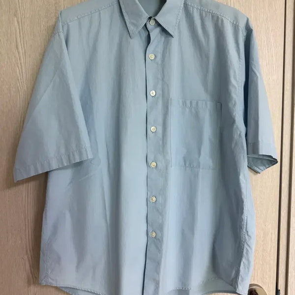 [BUNJANG] ORRERY WASHED FINX TWILL Short-Sleeve Shirt Size 4 / 오라리 WASHED FINX TWILL 반팔 셔츠 4사이즈