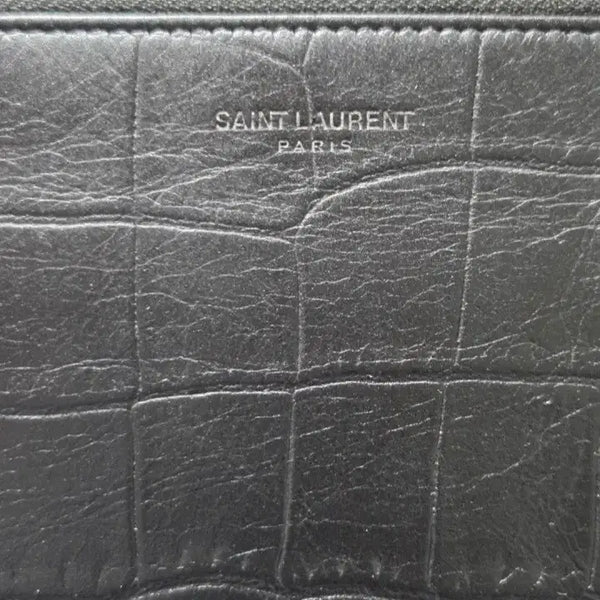 [BUNJANG] Authentic Yves Saint Laurent Crocodile Pattern Clutch / [정품] 입생로랑 크로커다일 클러치