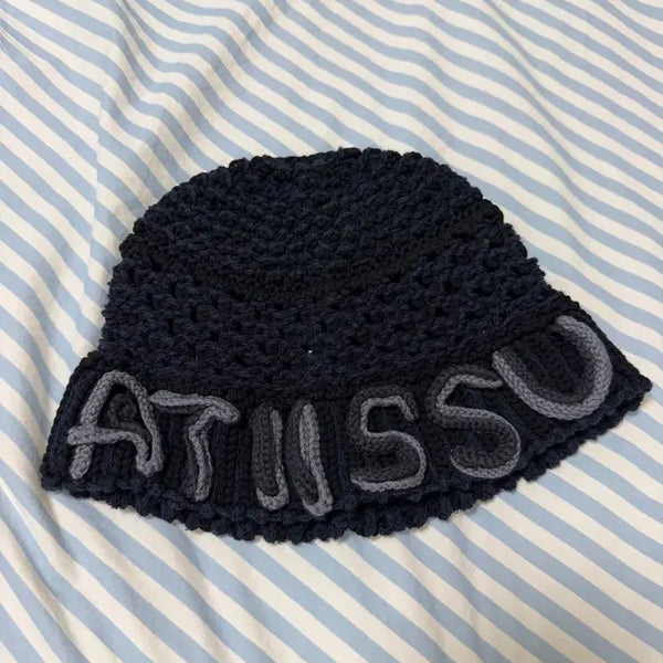 [BUNJANG] Autissu Bucket Hat Navy / 어티슈 벙거지
