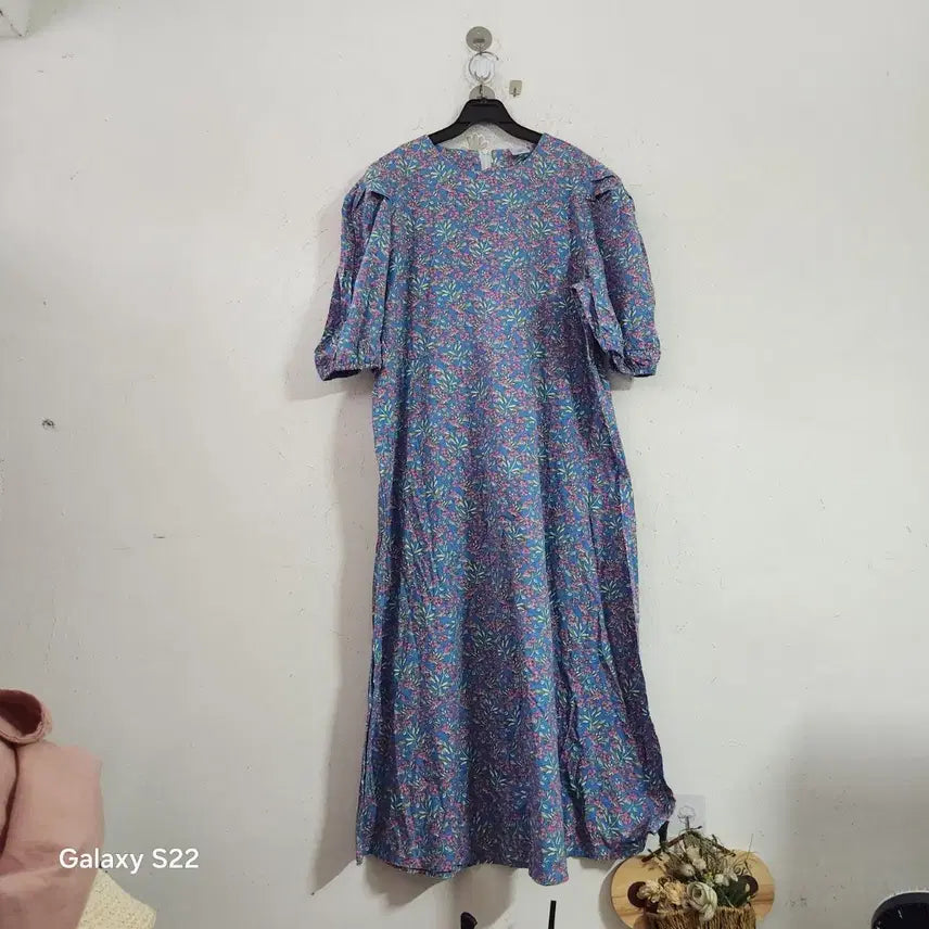 [BUNJANG] Patterned Short-Sleeve Dress / 패턴 반팔 원피스