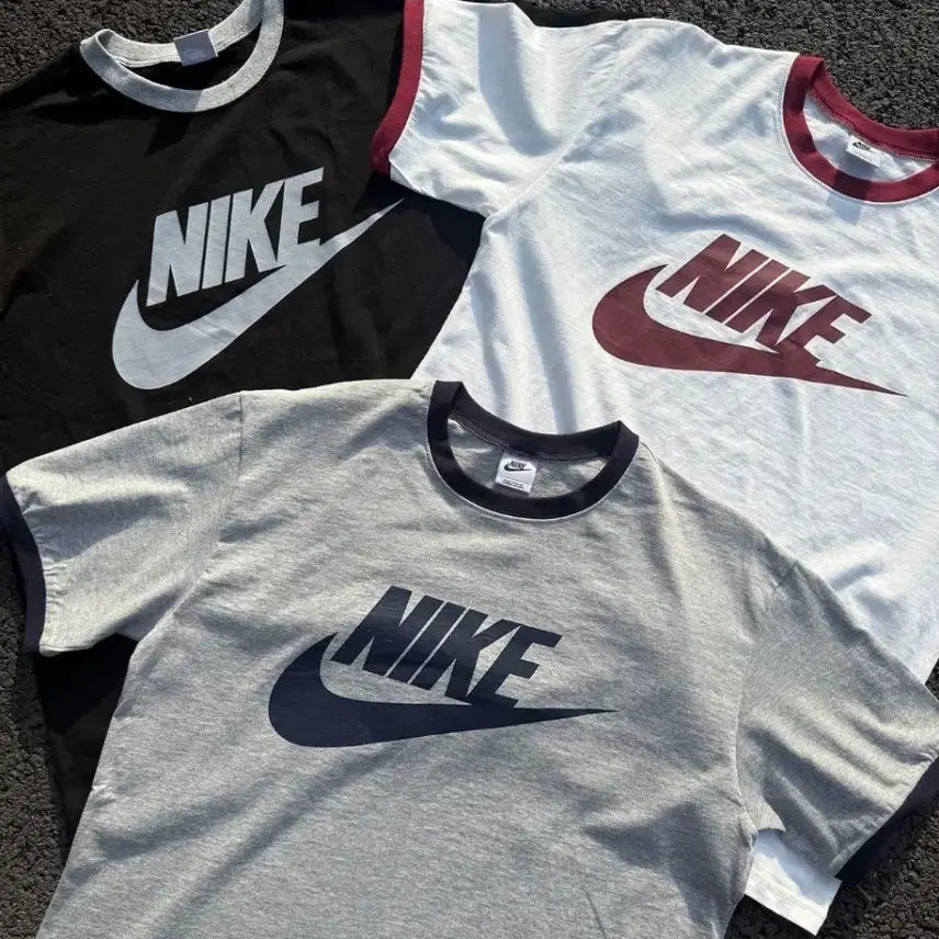 [BUNJANG] Unisex Short Sleeve Graphic T-Shirt / 땡처리 링거반팔티