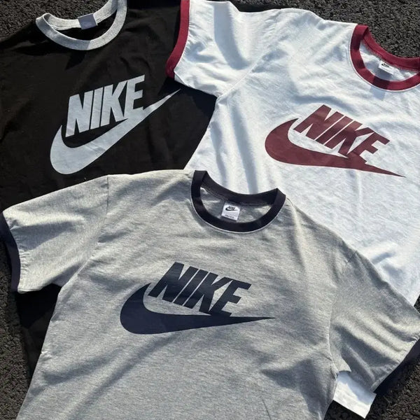 [BUNJANG] Unisex Short Sleeve Graphic T-Shirt / 땡처리 링거반팔티
